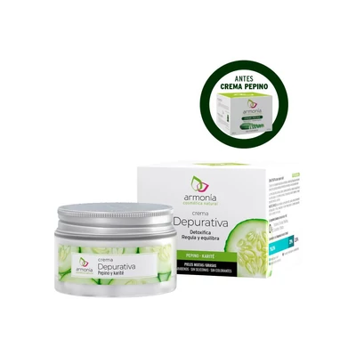 BŐRSZABÁLYOZÓ ARCKRÉM UBORKÁVAL, SHEA VAJJAL